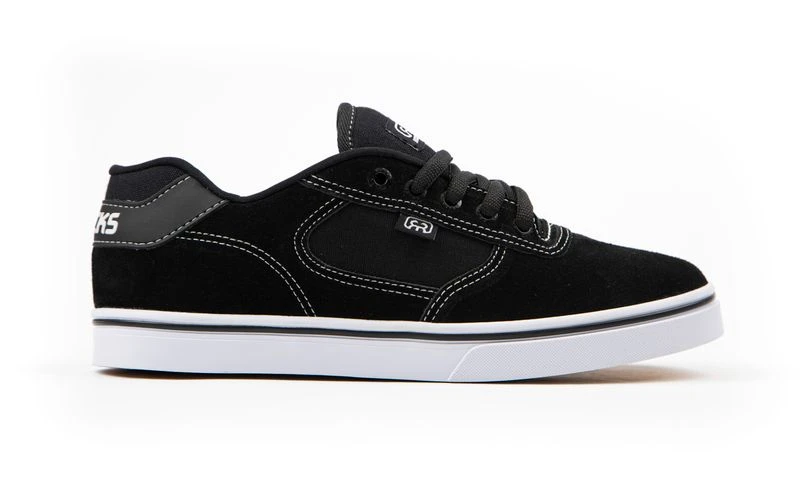 Tênis Flat Lite Black Line White - Preto