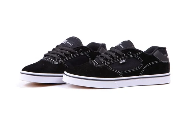 Miniatura Tênis Flat Lite Black Line White - Preto